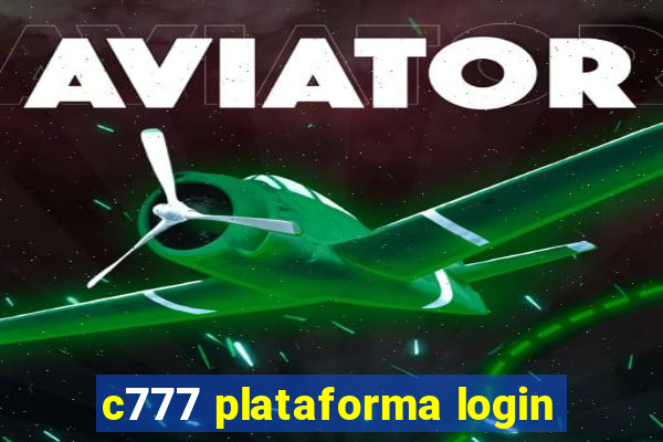 c777 plataforma login